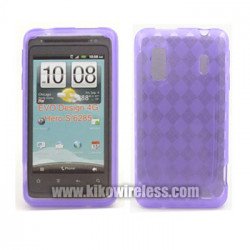 TPU Gel Case for HTC Evo Design 4G (Purple)